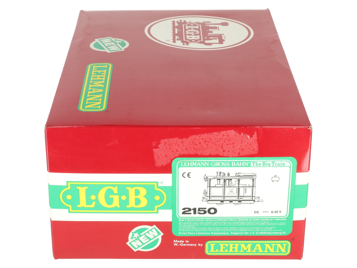 LGB 2150 G Scale Elias Henschel & Sohn Steam Tram Locomotive #13 EX/Box