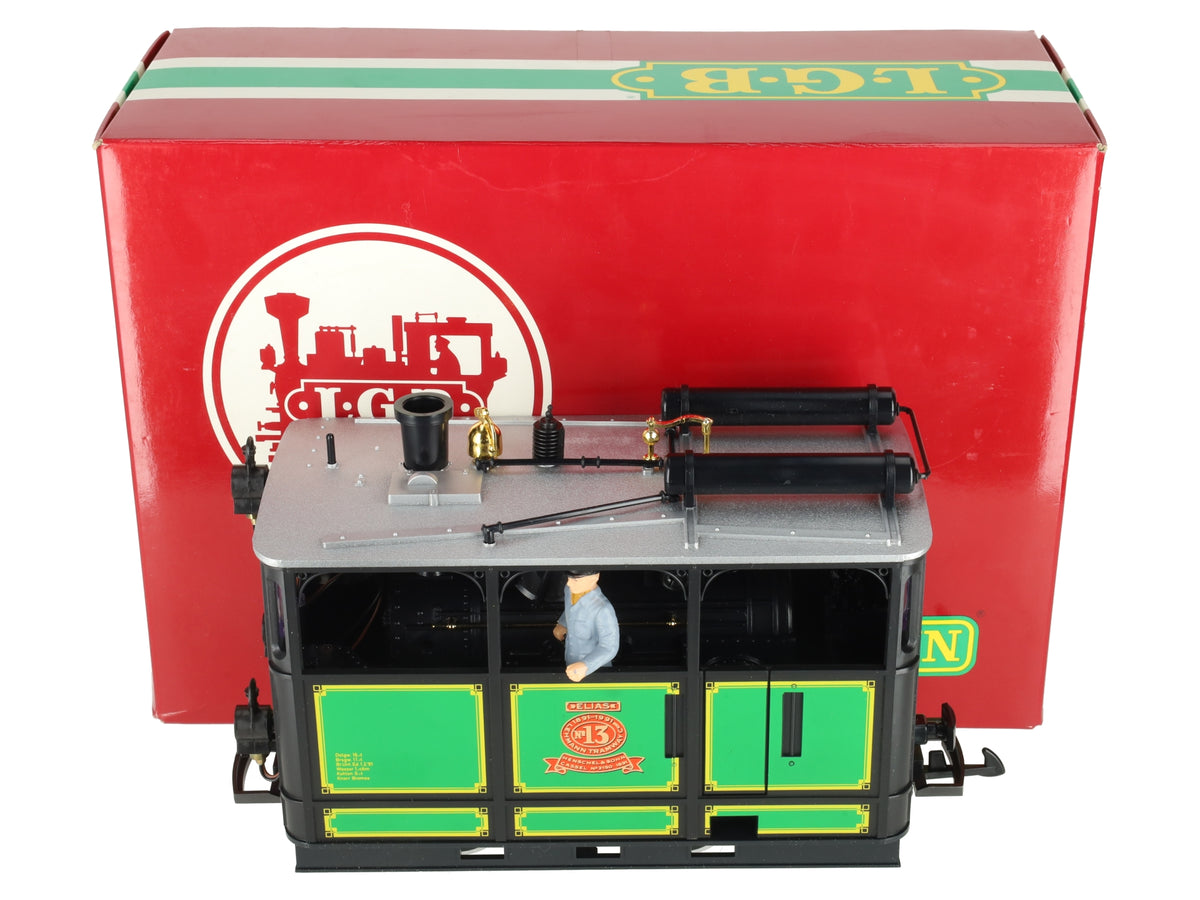 LGB 2150 G Scale Elias Henschel & Sohn Steam Tram Locomotive #13 EX/Box