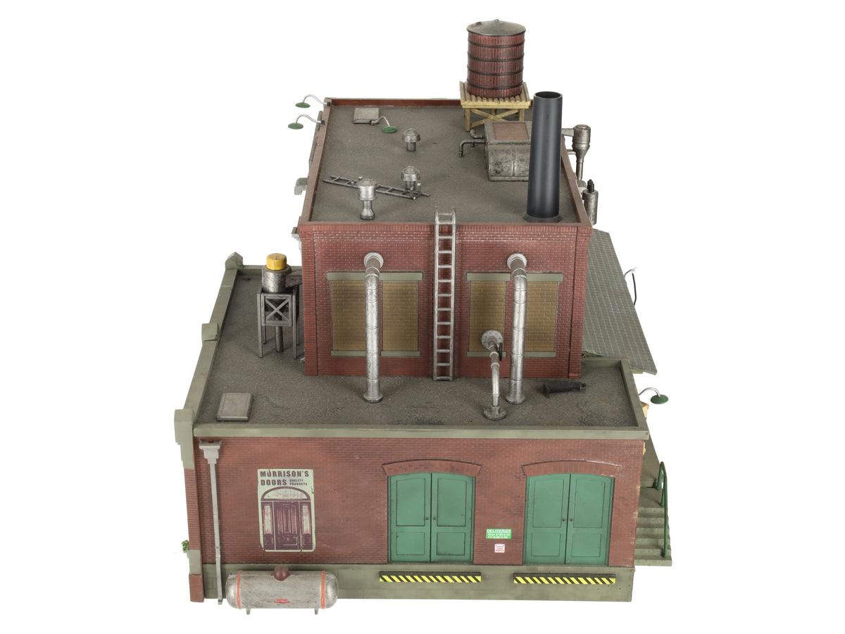 Woodland Scenics BR5848 O Scale Built-&-Ready Morrison's Door Factory Building VG