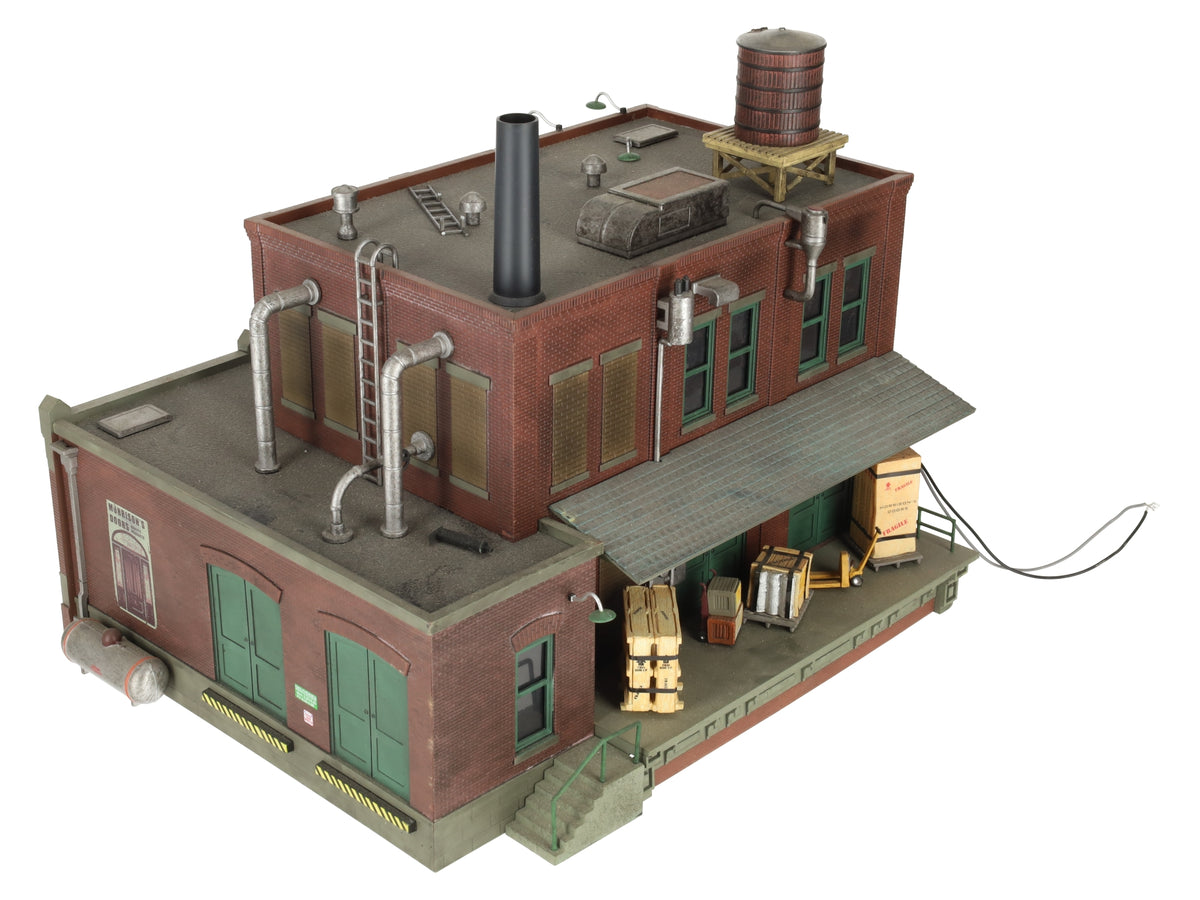 Woodland Scenics BR5848 O Scale Built-&-Ready Morrison's Door Factory Building VG