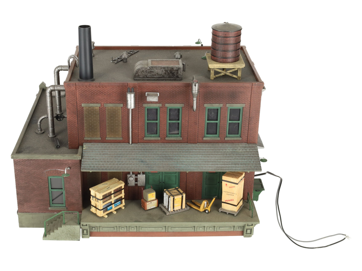 Woodland Scenics BR5848 O Scale Built-&-Ready Morrison's Door Factory Building VG