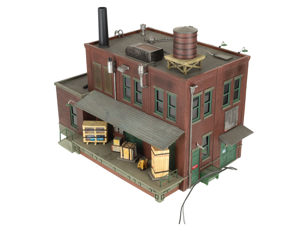 Woodland Scenics BR5848 O Scale Built-&-Ready Morrison's Door Factory Building VG