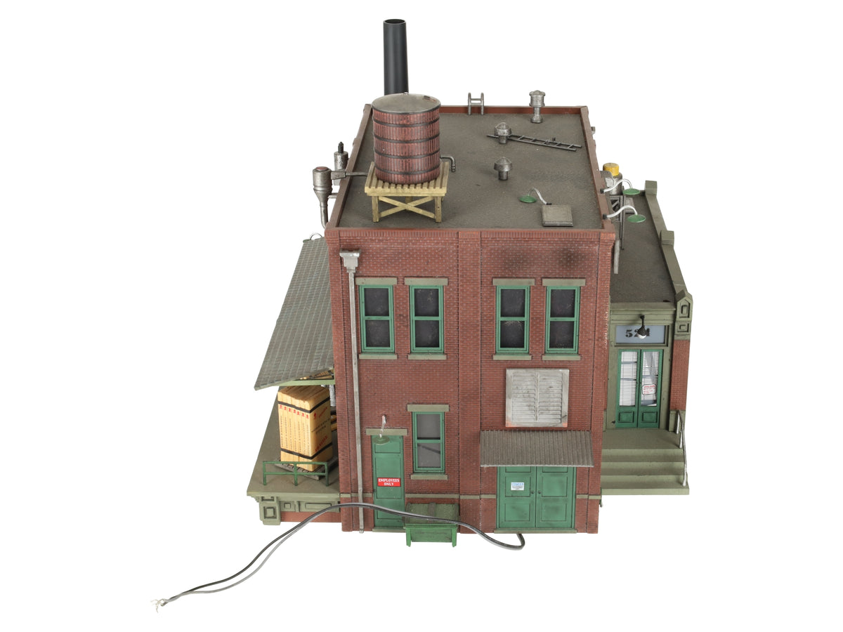 Woodland Scenics BR5848 O Scale Built-&-Ready Morrison's Door Factory Building VG