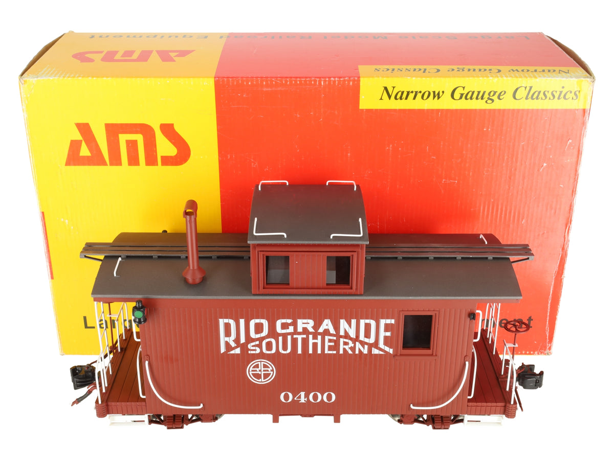 AMS AM33-015B G Scale Rio Grande Southern Short Caboose #0400 EX/Box