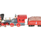 Lionel 6-18008 Disneyland 4-4-0 Steam Locomotive & Tender #4 w/Display Case EX