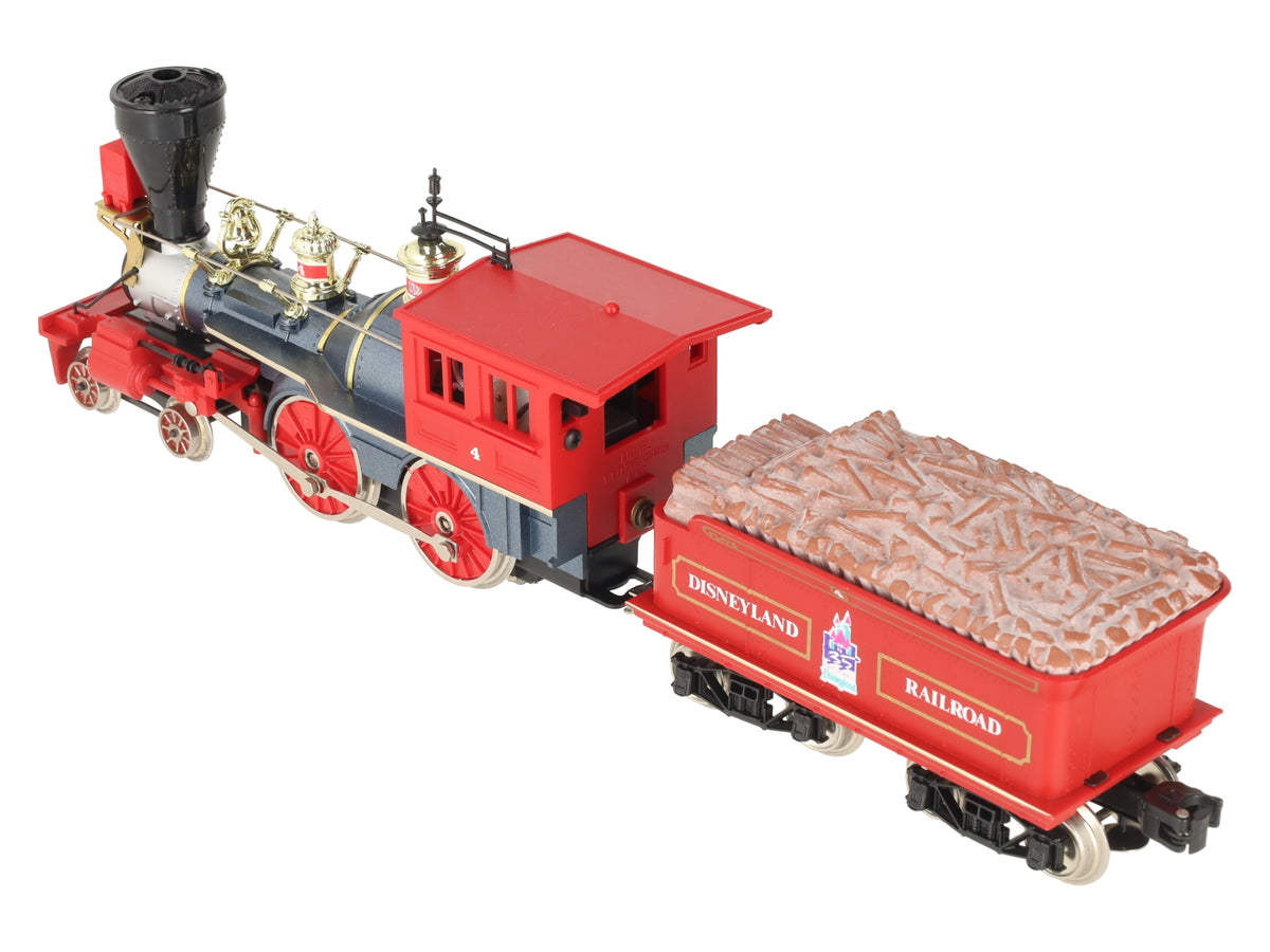 Lionel 6-18008 Disneyland 4-4-0 Steam Locomotive & Tender #4 w/Display Case EX