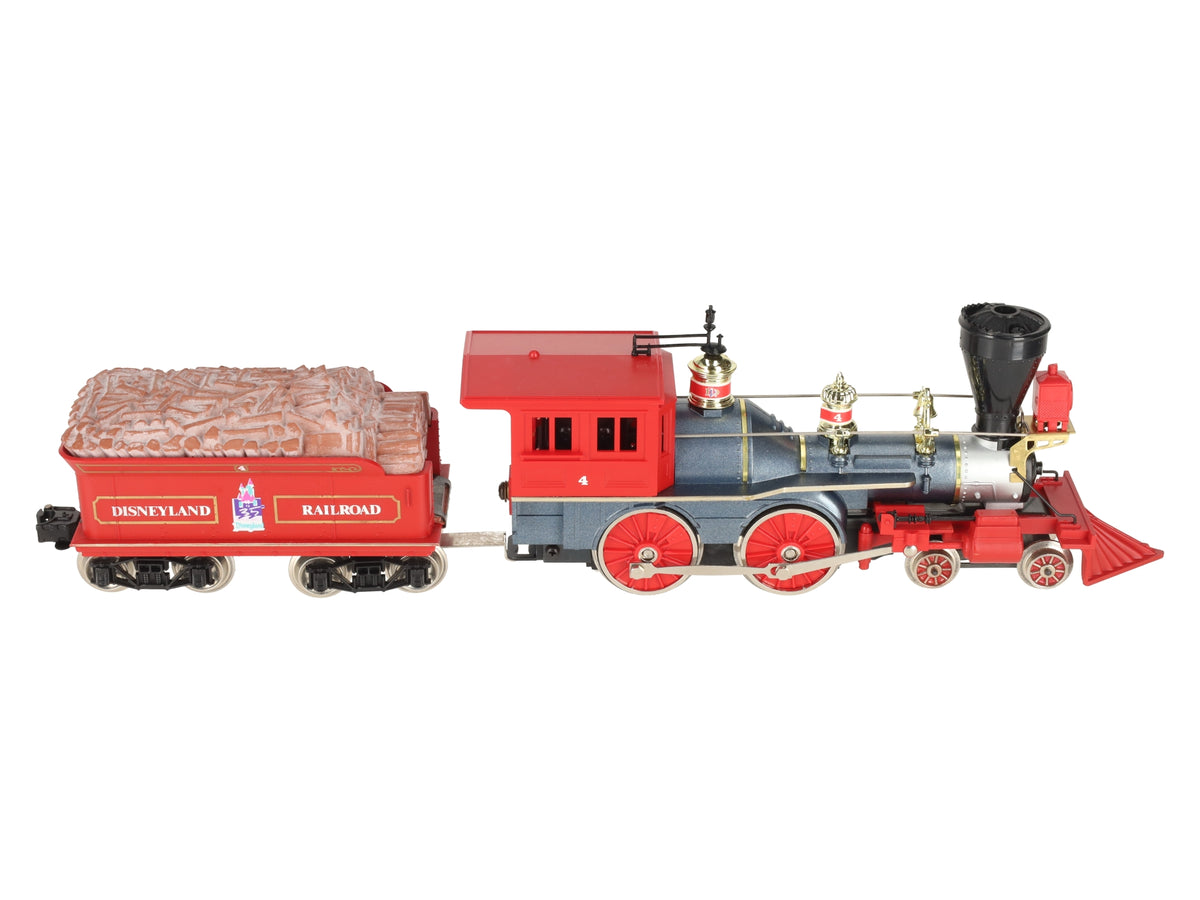 Lionel 6-18008 Disneyland 4-4-0 Steam Locomotive & Tender #4 w/Display Case EX