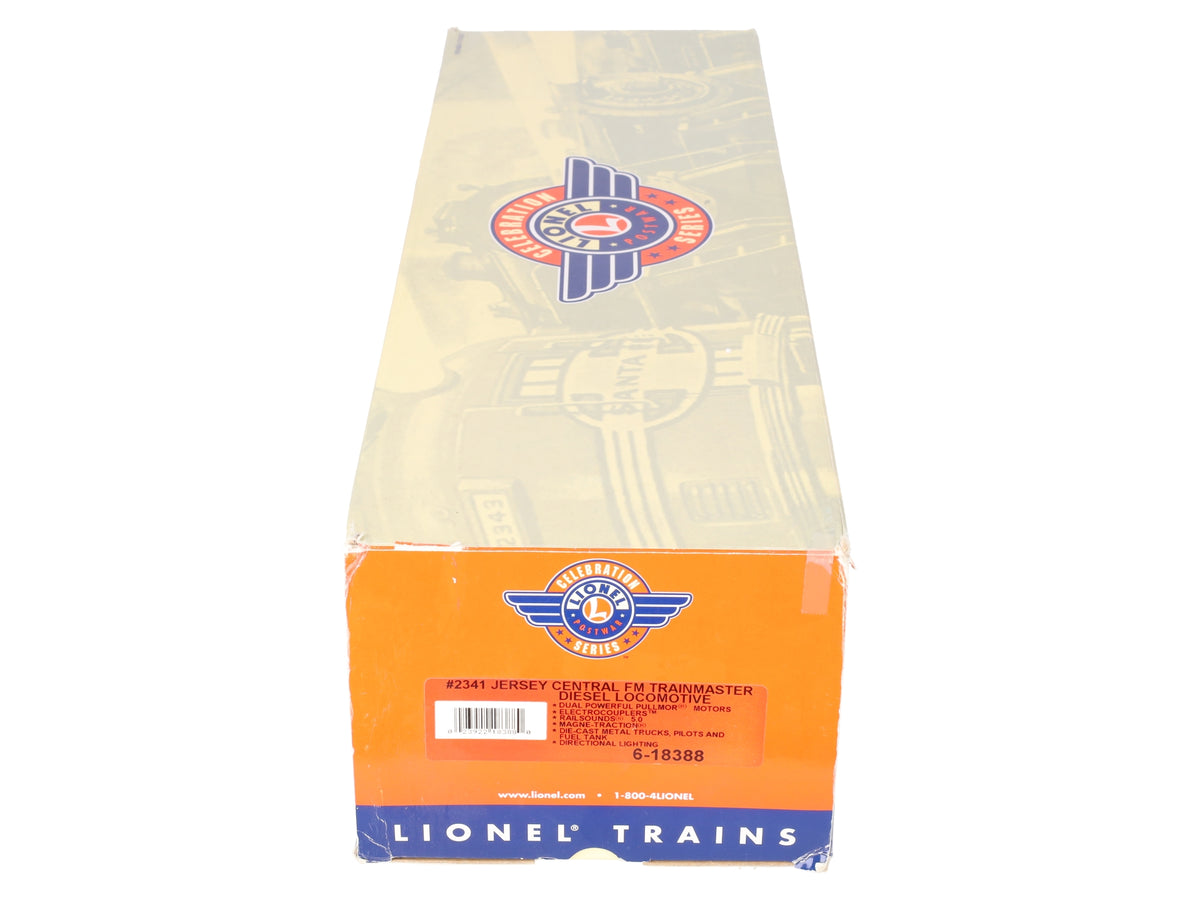 Lionel 6-18388 O Gauge PWC Jersey Central FM Trainmaster Diesel Locomotive #2341 EX/Box