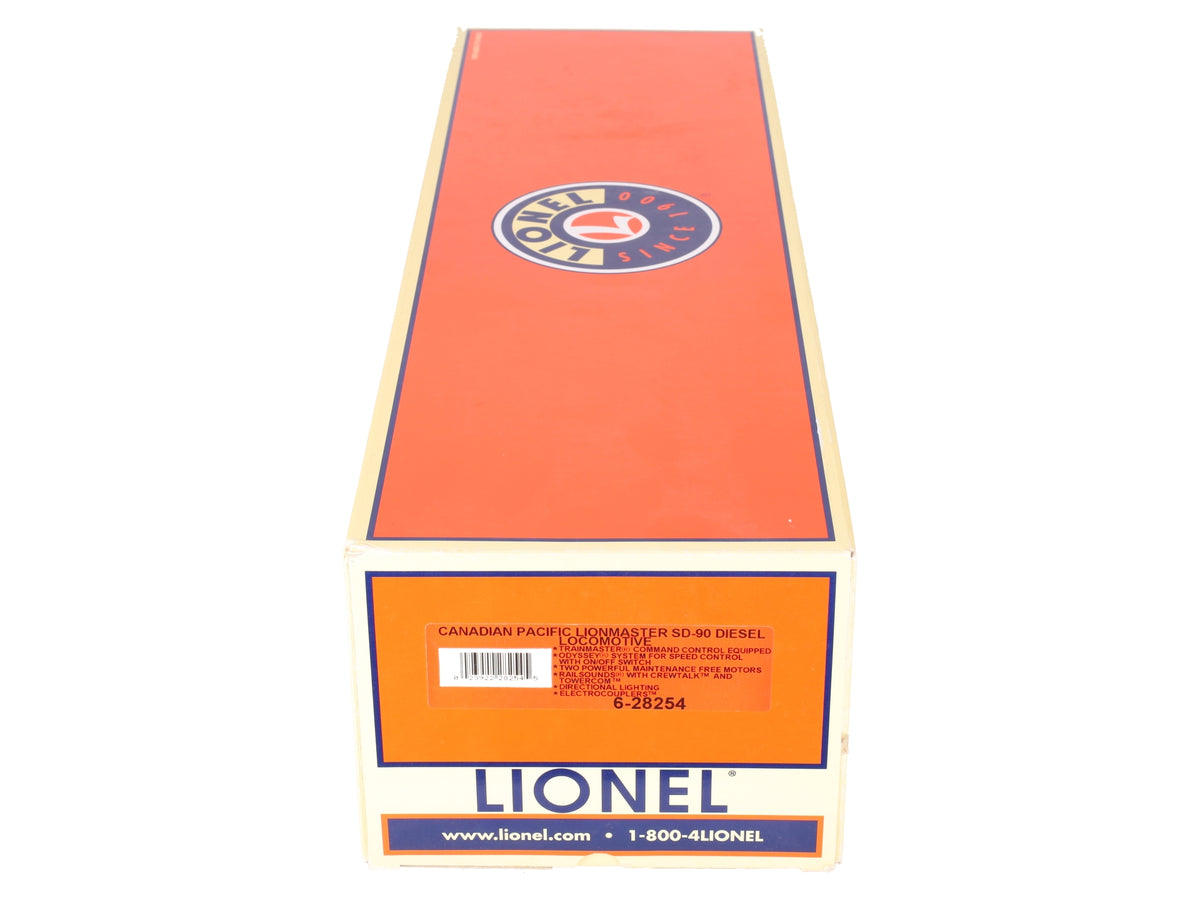 Lionel 6-28254 O Gauge CP Lionmaster SD-90 Diesel Locomotive w/TMCC&RS #9108 EX/Box