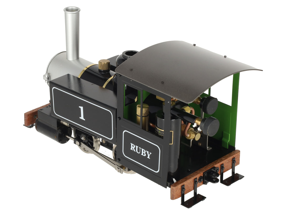 Accucraft AC77-010 1:20.3 Ruby 0-4-0 Live Steam Tank Engine #1 EX/Box