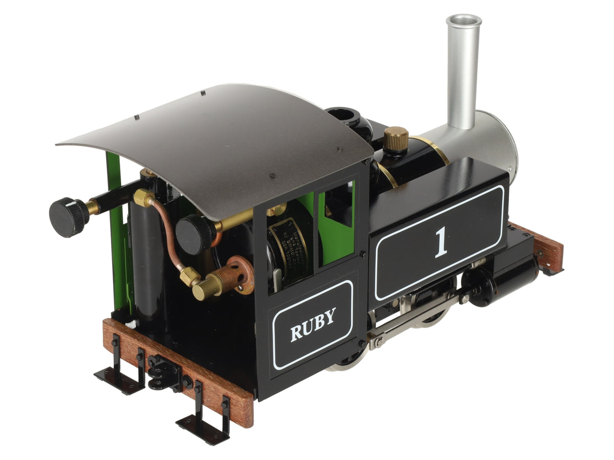 Accucraft AC77-010 1:20.3 Ruby 0-4-0 Live Steam Tank Engine #1 EX/Box