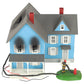 MTH 30-9139 O Gauge Operating Farm House on Fire EX
