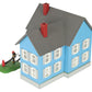 MTH 30-9139 O Gauge Operating Farm House on Fire EX