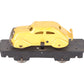 Marx 562 O Gauge Vintage Black Flatcar with Yellow Mystery Car