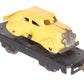 Marx 562 O Gauge Vintage Black Flatcar with Yellow Mystery Car