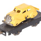Marx 562 O Gauge Vintage Black Flatcar with Yellow Mystery Car