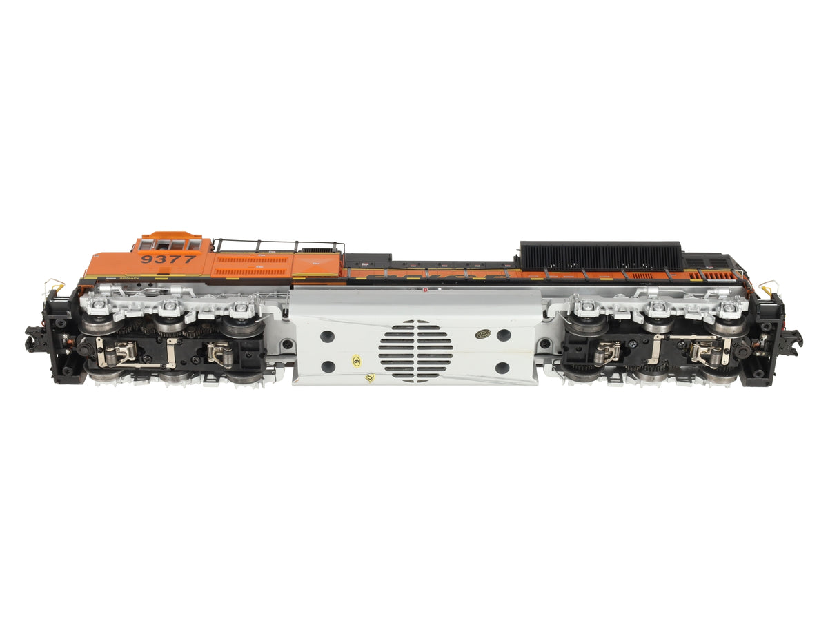 MTH 20-20426-1 O BNSF EMD SD70ACe Diesel Engine #9377 w/PS 3.0 (Hi-Rail Wheels) EX/Box