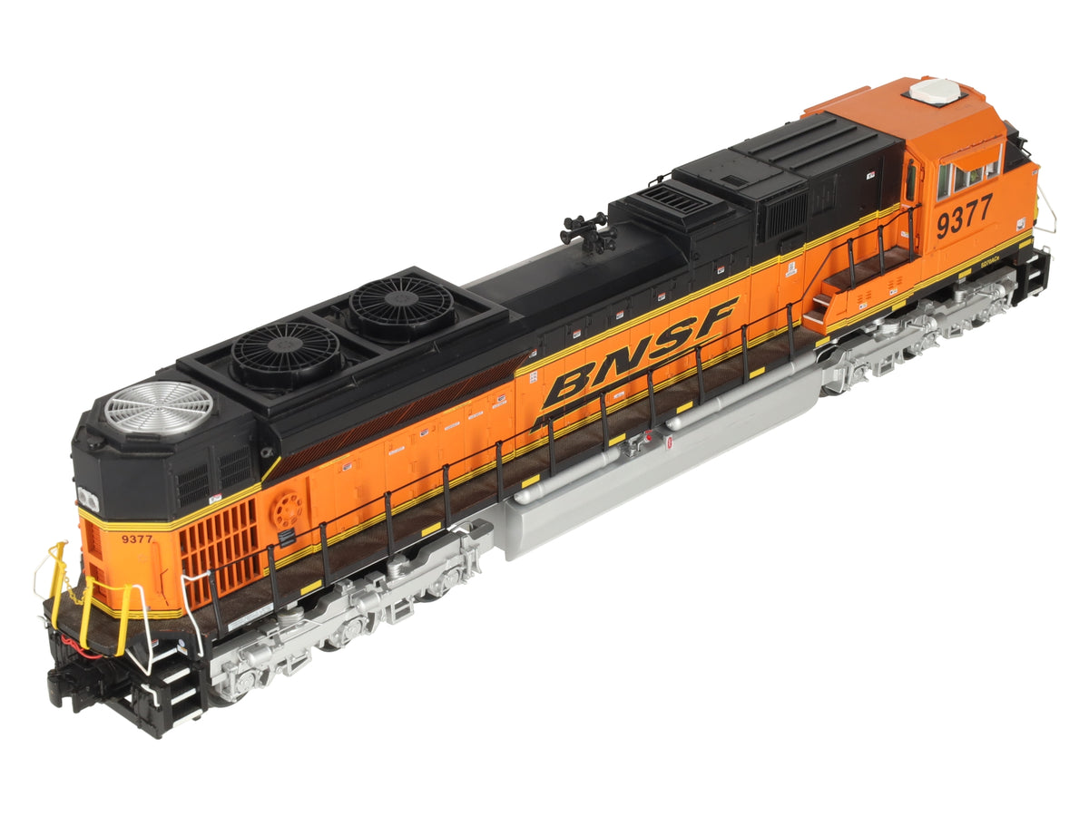 MTH 20-20426-1 O BNSF EMD SD70ACe Diesel Engine #9377 w/PS 3.0 (Hi-Rail Wheels) EX/Box