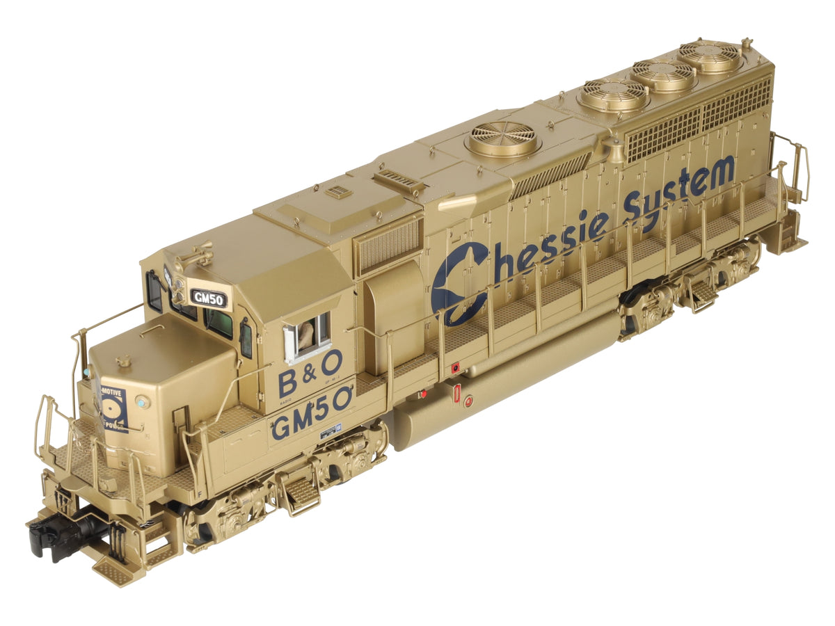 MTH 20-21025-1 O Gauge Chessie GP40 Diesel Locomotive #GM50 w/ PS3 LN/Box
