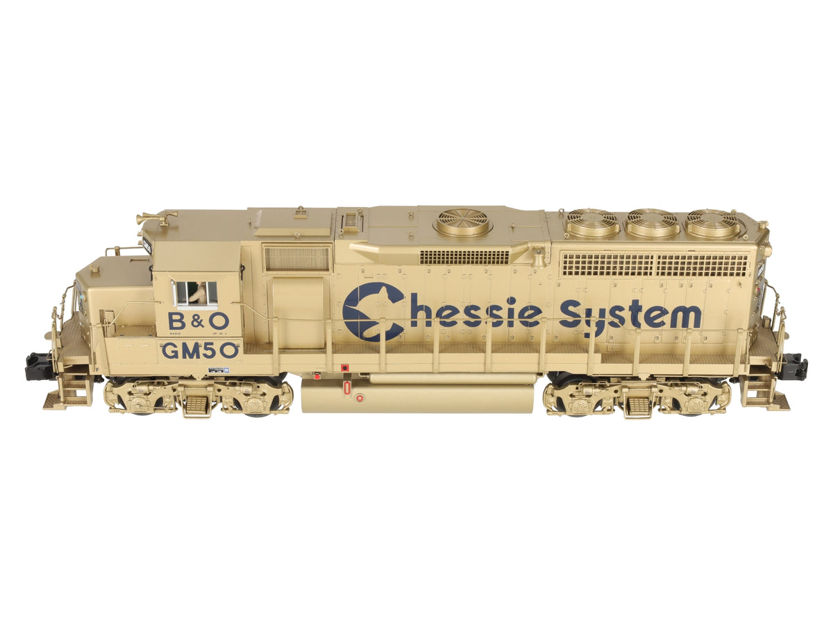 MTH 20-21025-1 O Gauge Chessie GP40 Diesel Locomotive #GM50 w/ PS3 LN/Box