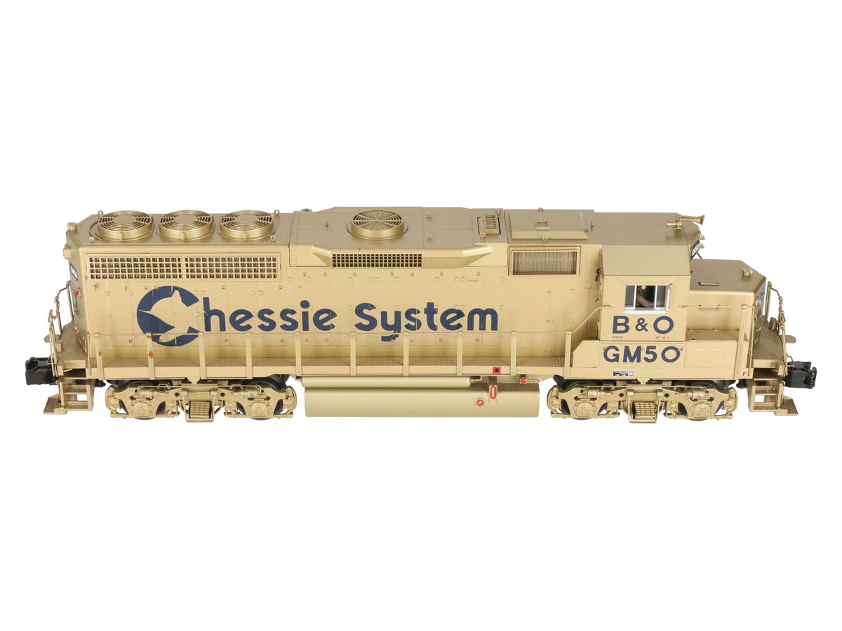 MTH 20-21025-1 O Gauge Chessie GP40 Diesel Locomotive #GM50 w/ PS3 LN/Box