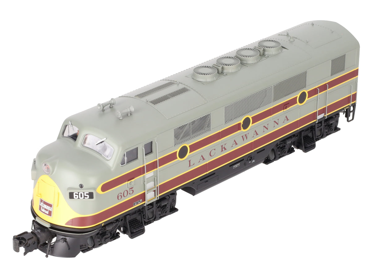 Atlas 1608-1 O Erie Lackawanna F2/F3 Diesel Locomotive w/ TMCC #605 - 3-Rail EX/Box