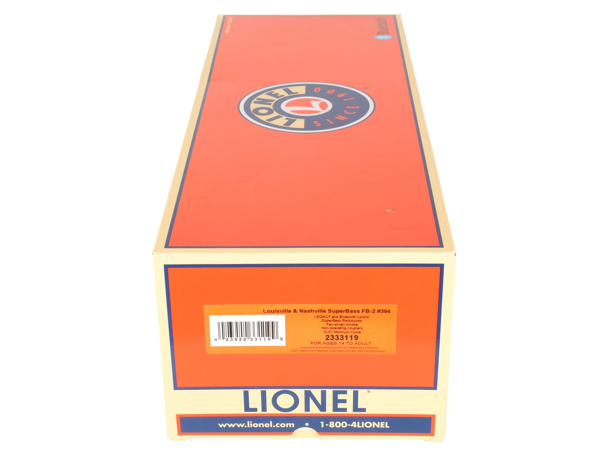 Lionel 2333119 O Louisville & Nashville LEGACY SuperBass FB-2 Locomotive #394 LN/Box