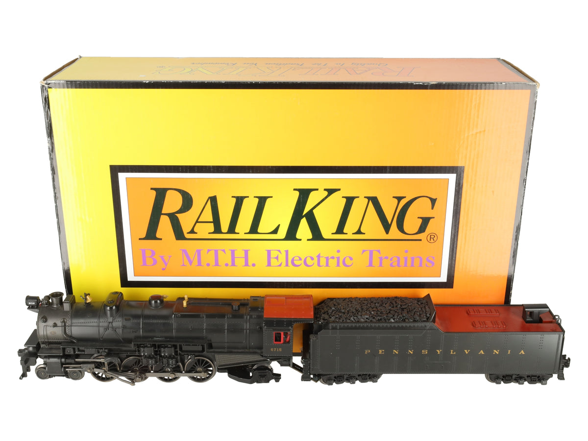 MTH 30-1580-1 O PRR 4-8-2 Imperial M-1a Mountain Steam Engine #6715 w/PS 3.0 EX/Box