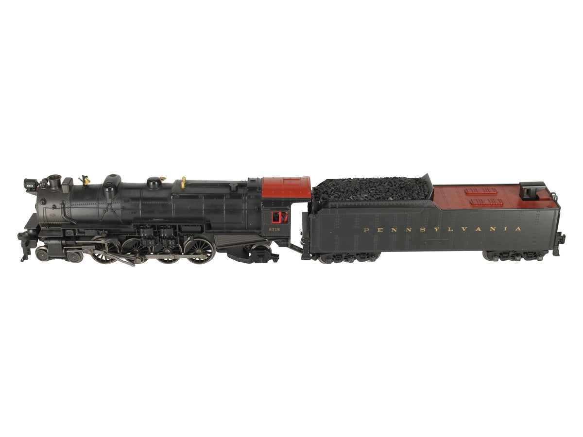 MTH 30-1580-1 O PRR 4-8-2 Imperial M-1a Mountain Steam Engine #6715 w/PS 3.0 EX/Box