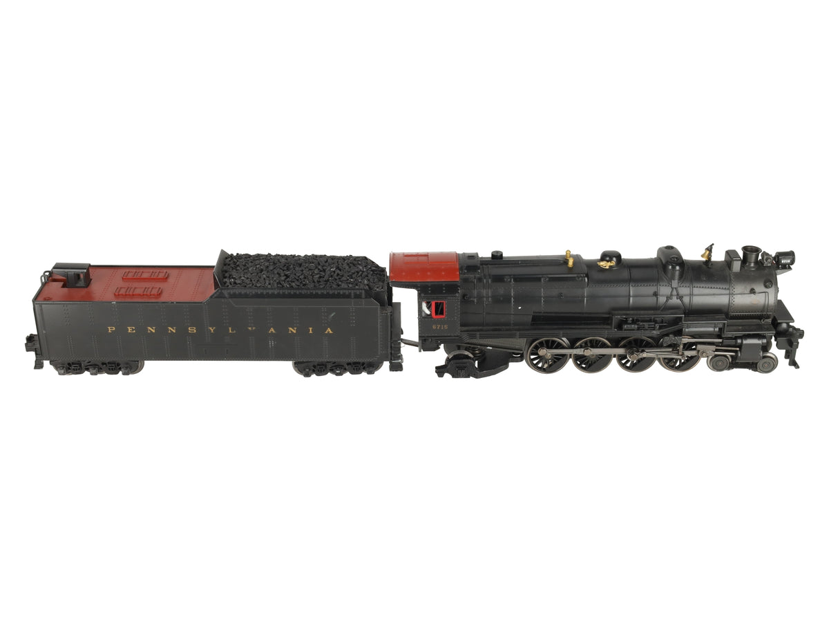 MTH 30-1580-1 O PRR 4-8-2 Imperial M-1a Mountain Steam Engine #6715 w/PS 3.0 EX/Box