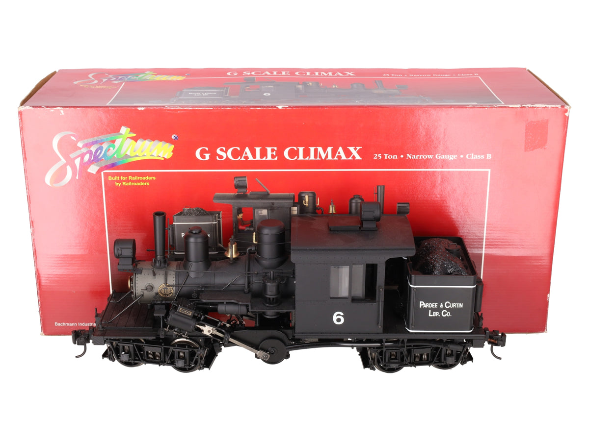Spectrum 81180 G Scale Pardee & Curtin Lumber Co. Climax Steam Locomotive EX/Box
