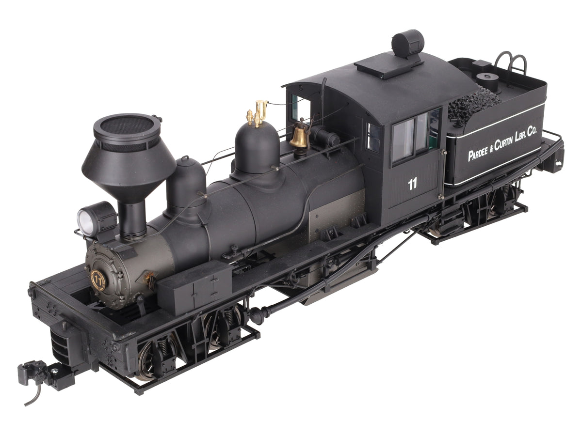 Bachmann 81196 G Pardee & Curtin Lumber Co. 2-Truck Shay Steam Locomotive #11 VG/Box