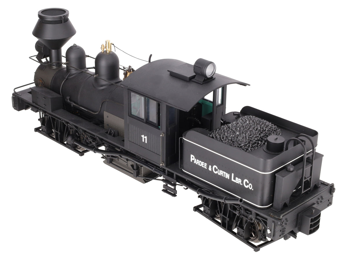 Bachmann 81196 G Pardee & Curtin Lumber Co. 2-Truck Shay Steam Locomotive #11 VG/Box