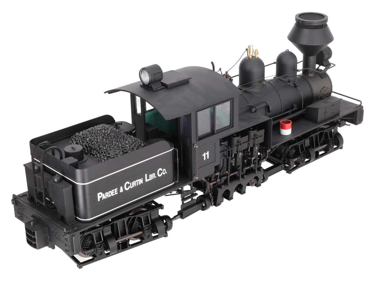 Bachmann 81196 G Pardee & Curtin Lumber Co. 2-Truck Shay Steam Locomotive #11 VG/Box