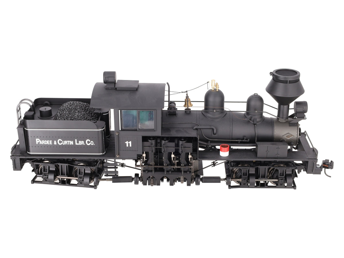 Bachmann 81196 G Pardee & Curtin Lumber Co. 2-Truck Shay Steam Locomotive #11 VG/Box