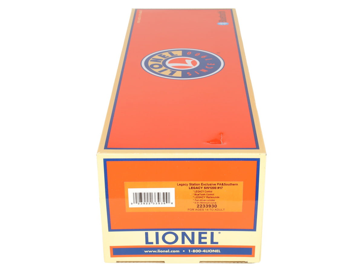 Lionel 2233930 O Pennsylvania & Southern SW1200 Legacy Station Switcher #17 LN/Box