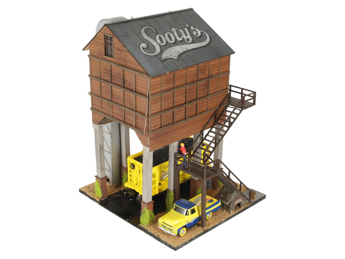 Menards 275-9271 O Scale Sooty's Coal Tipple VG