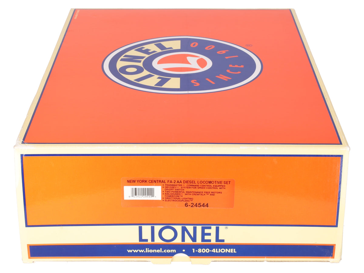 Lionel 6-24544 O NYC FA-2 AA Diesel Locomotive Set #1046/1047 EX/Box