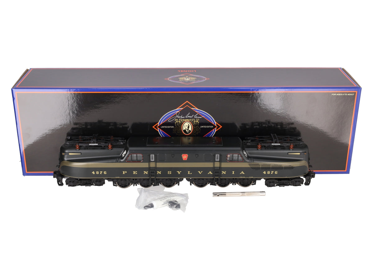Lionel 6-18355 O PRR GG-1 5 Stripe Electric Locomotive #4876 w TMCC & Railsounds EX/Box