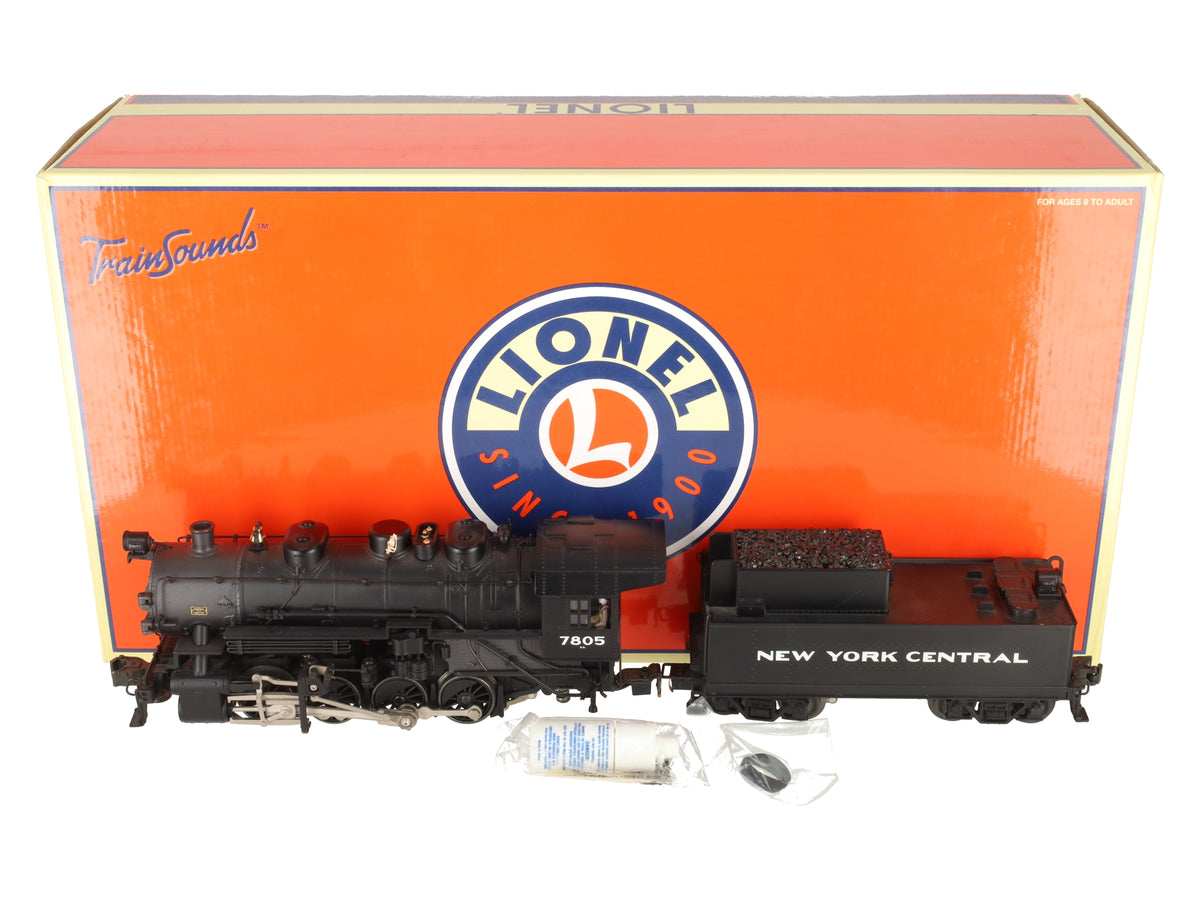 Lionel 6-11110 NYC 0-8-0 Steam Locomotive & Tender #7805 with TrainSounds EX/Box