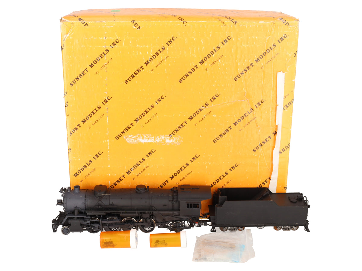 Sunset Models O Scale USRA "Heavy" 2-8-2 Steam Loco & Tender (2-Rail) EX/Box