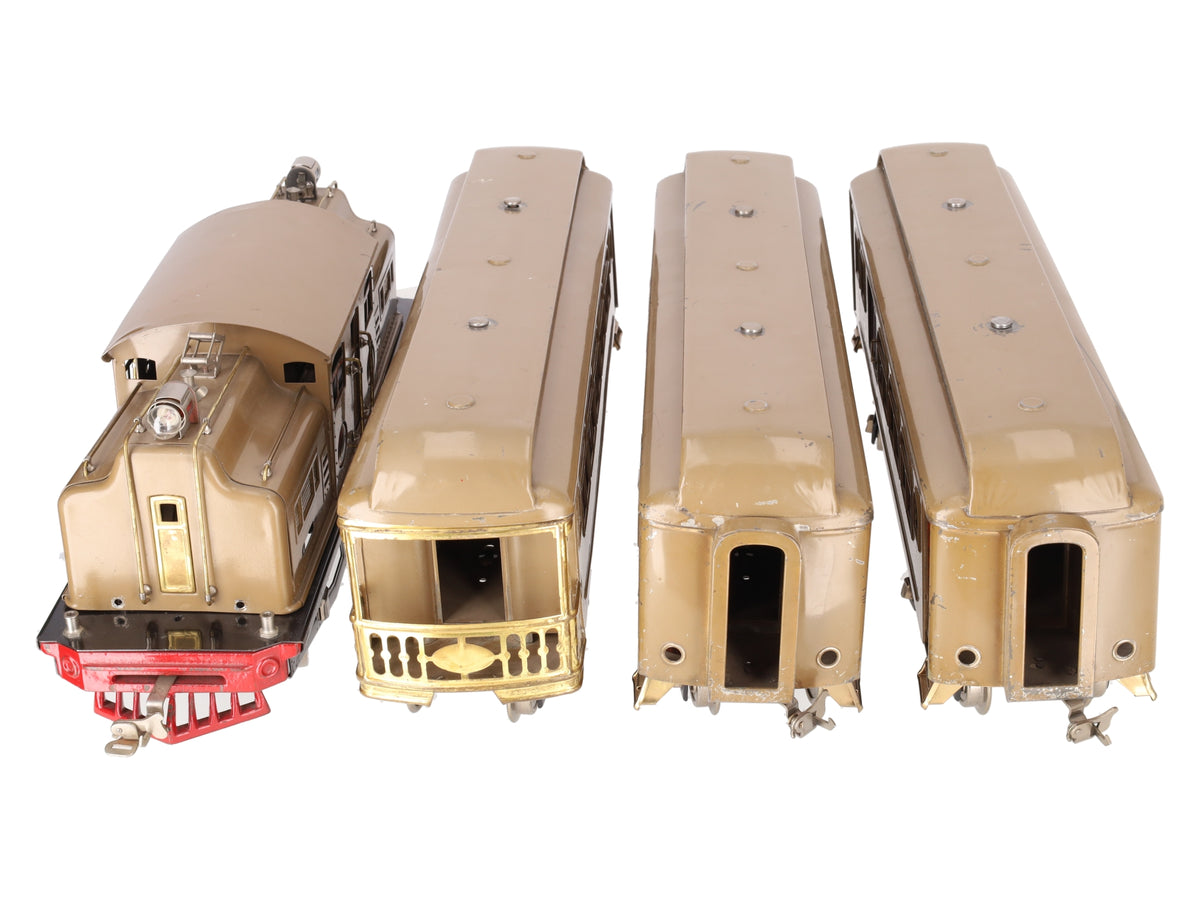 Lionel 402 Vintage Standard Gauge Prewar Tinplate Passenger Set (Repainted) VG