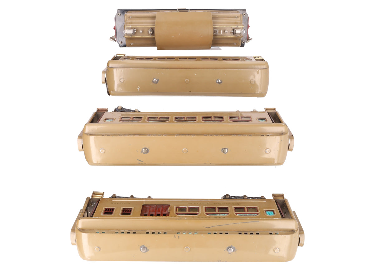 Lionel 402 Vintage Standard Gauge Prewar Tinplate Passenger Set (Repainted) VG