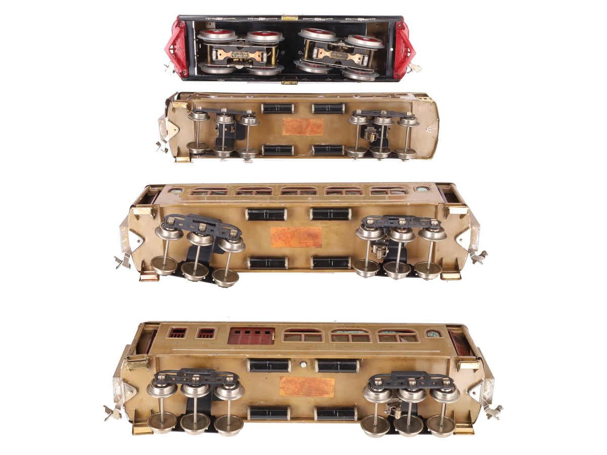 Lionel 402 Vintage Standard Gauge Prewar Tinplate Passenger Set (Repainted) VG