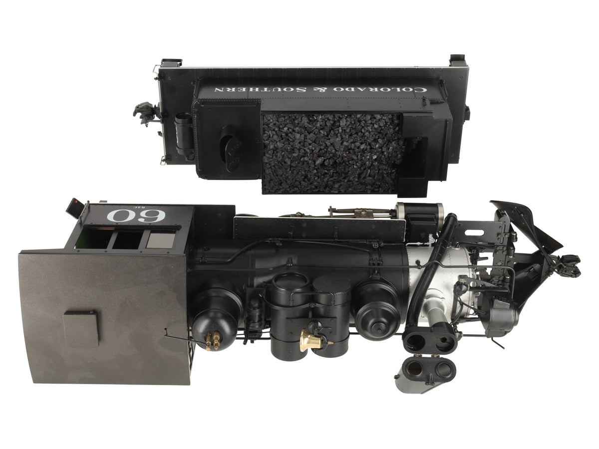 Accucraft AC88-118 1:20.3 BRASS Colorado & Southern 2-8-0 Consolidation #60 EX
