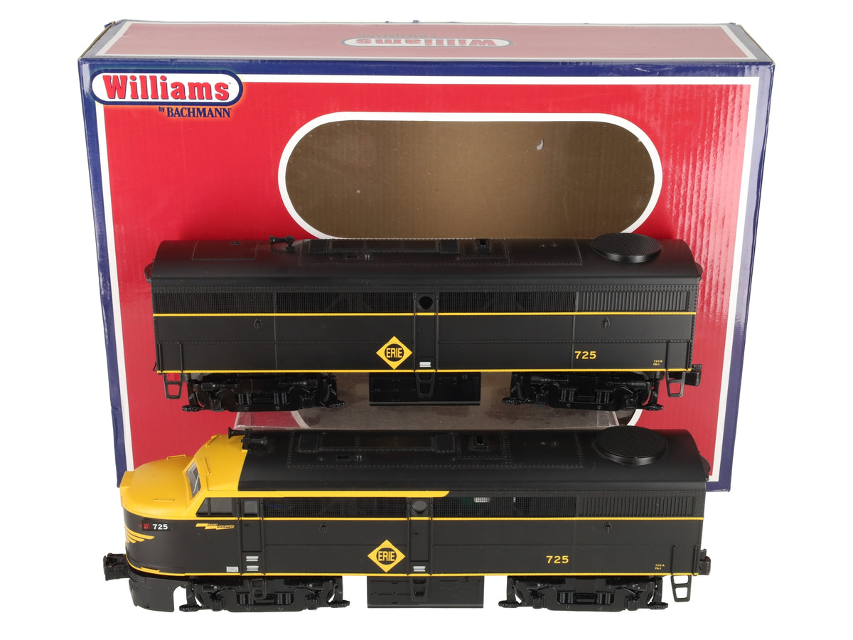 Williams 23204 O Erie ALCO FA1 - FB1 Conventional 3-Rail Diesel Loco #725A/#725B EX/Box