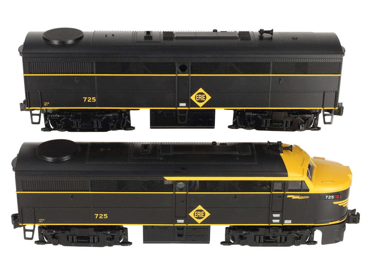 Williams 23204 O Erie ALCO FA1 - FB1 Conventional 3-Rail Diesel Loco #725A/#725B EX/Box