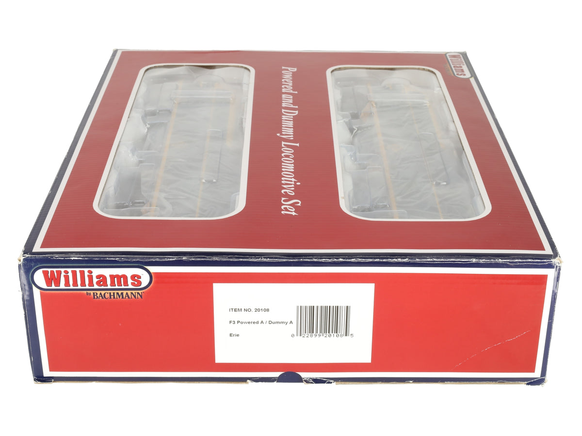 Williams 20108 Erie EMD F3 AA Diesel Locomotive Set EX/Box