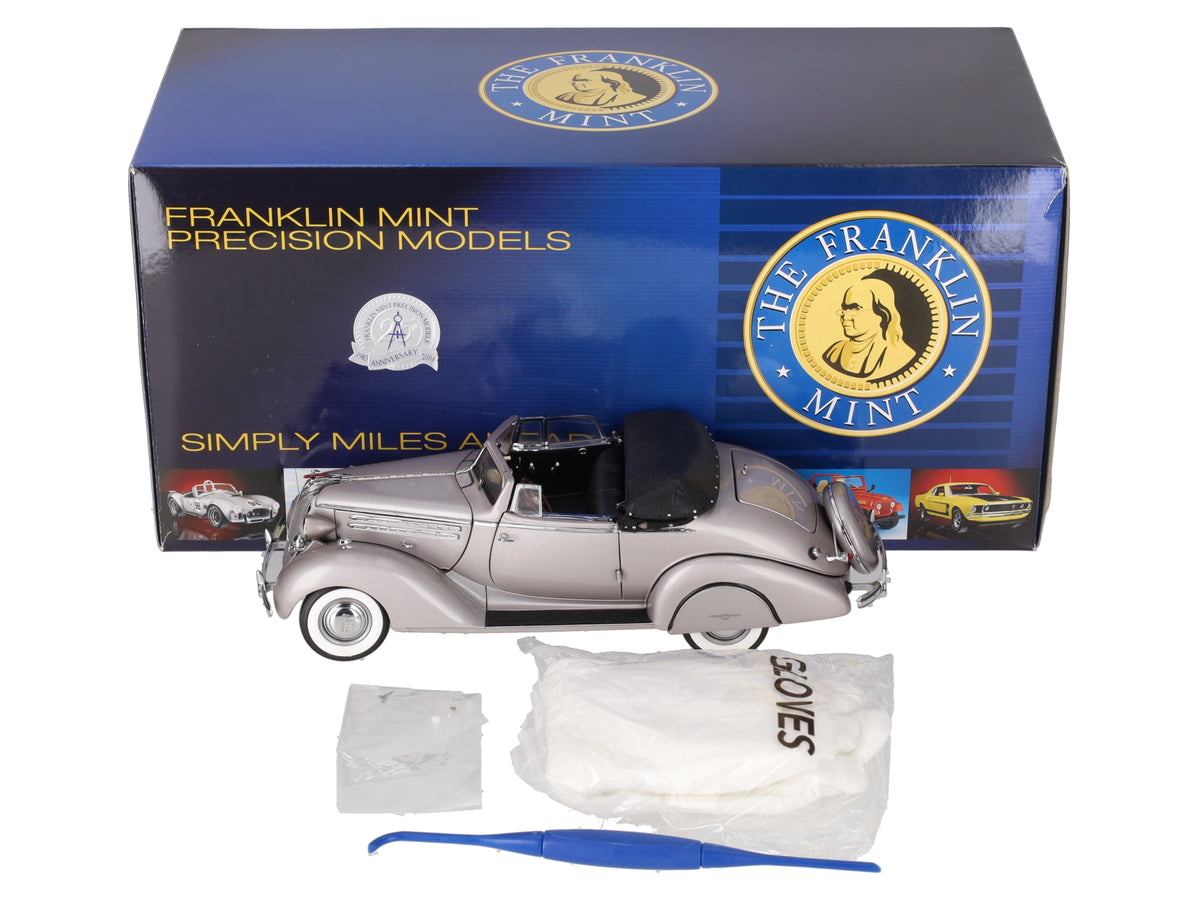 Franklin Mint 1:24 25th Anniv. Edition 1936 Hudson Eight Replica - 2500 Made EX/Box