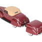 Franklin Mint 1:24 Diecast 1939 Ford Convertible With Trailer D4C EX/Box